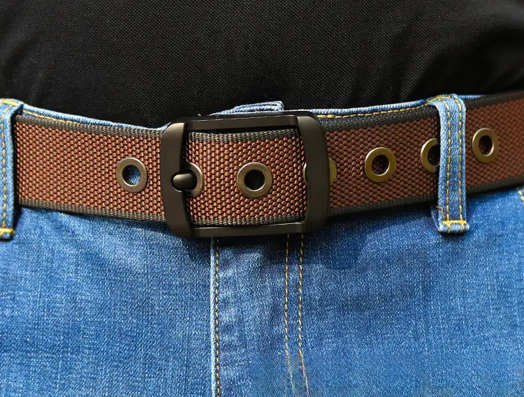 Men's Cross-Border Belt Black Buckle Adjustable — feature 7