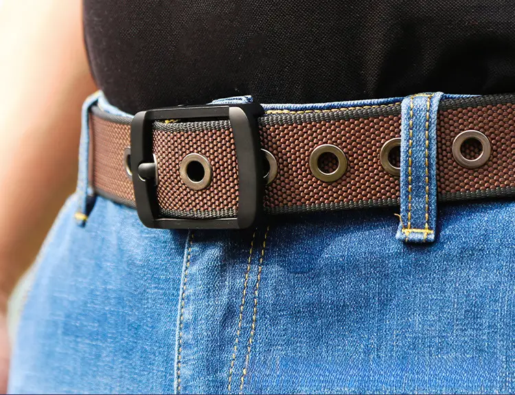 Men's Cross-Border Belt Black Buckle Adjustable — feature 8