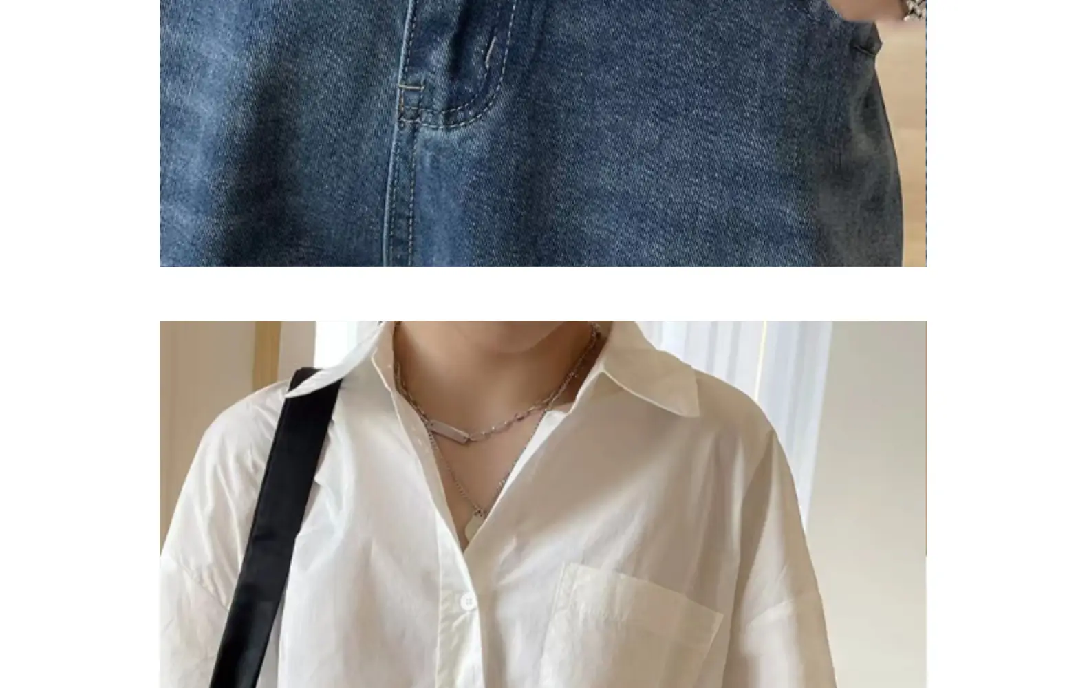 Women's Korean-style Matte Silver Belt β feature 16