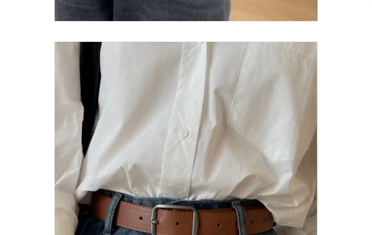 Women's Korean-style Matte Silver Belt β feature 21