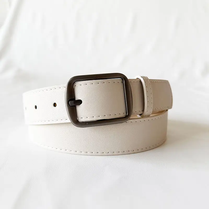 Women's Korean-style Matte Silver Belt - Image 5