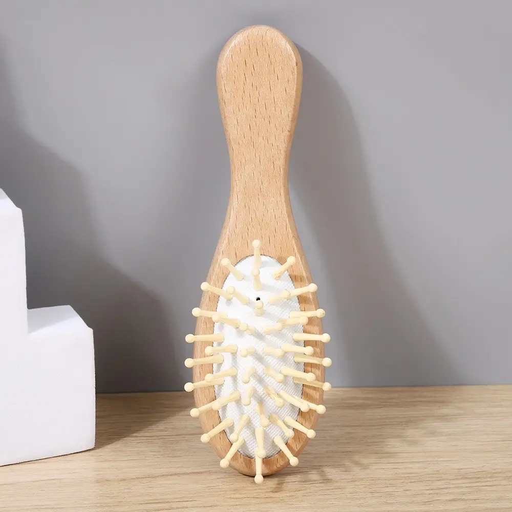 Bamboo Hair Brush for Women with Rubber Handle - Image 21