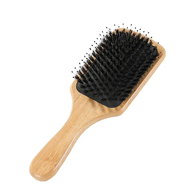 Bamboo Hair Brush for Women with Rubber Handle - Image 14