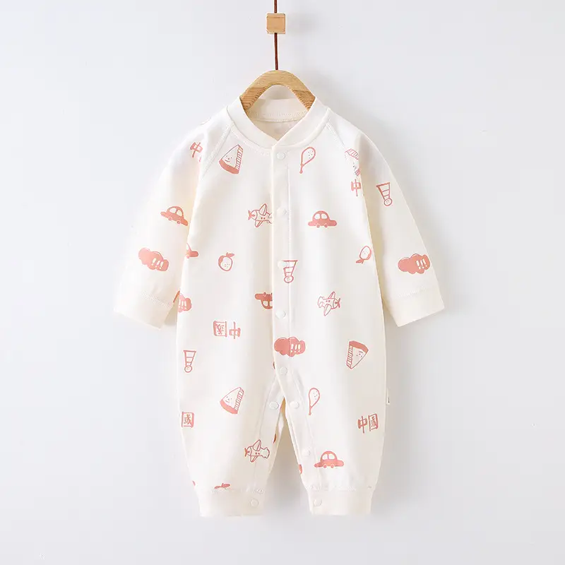 Baby Cotton Cartoon Bear Jumpsuit White Spring Autumn β feature 11