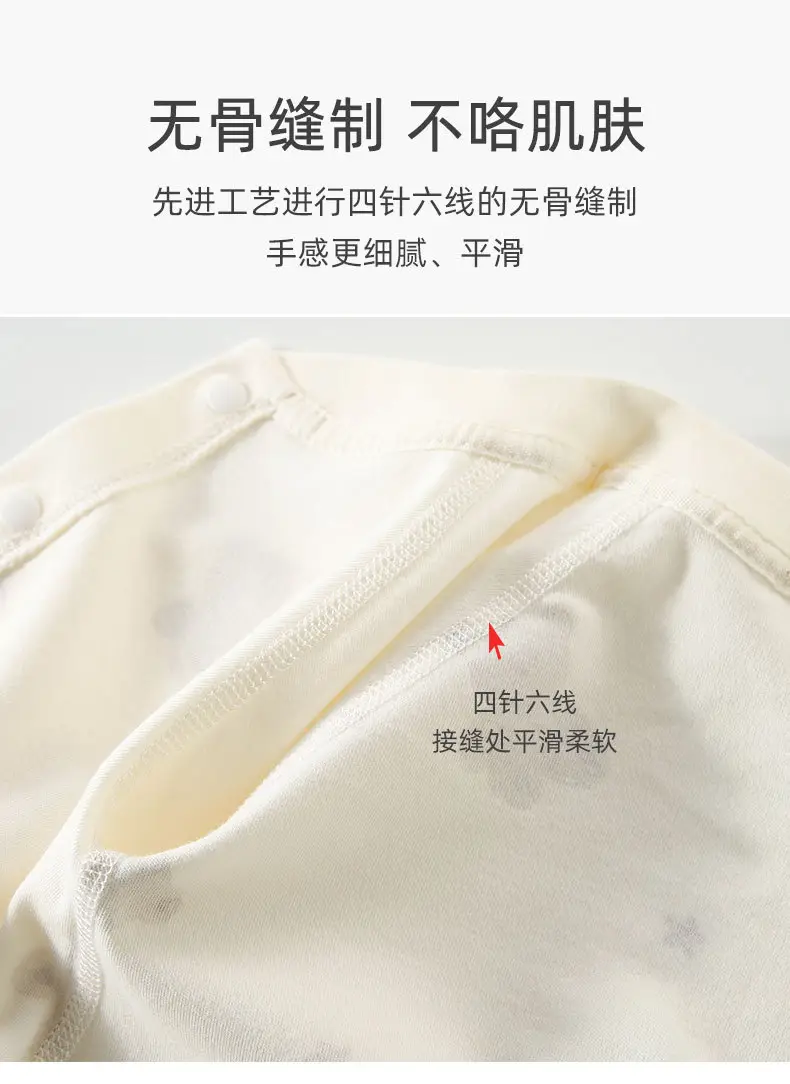 Baby Cotton Cartoon Bear Jumpsuit White Spring Autumn β feature 3