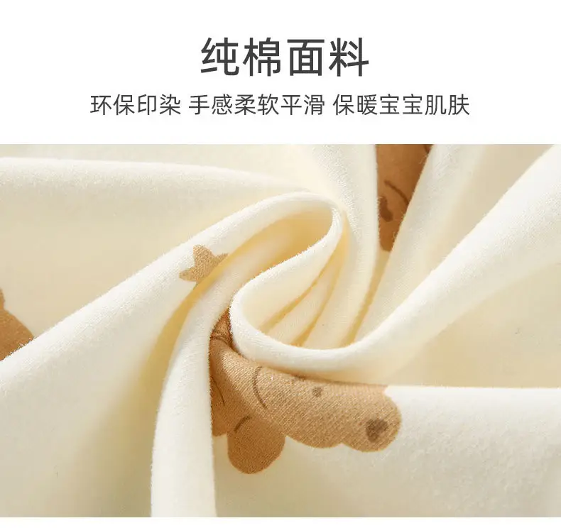 Baby Cotton Cartoon Bear Jumpsuit White Spring Autumn β feature 8