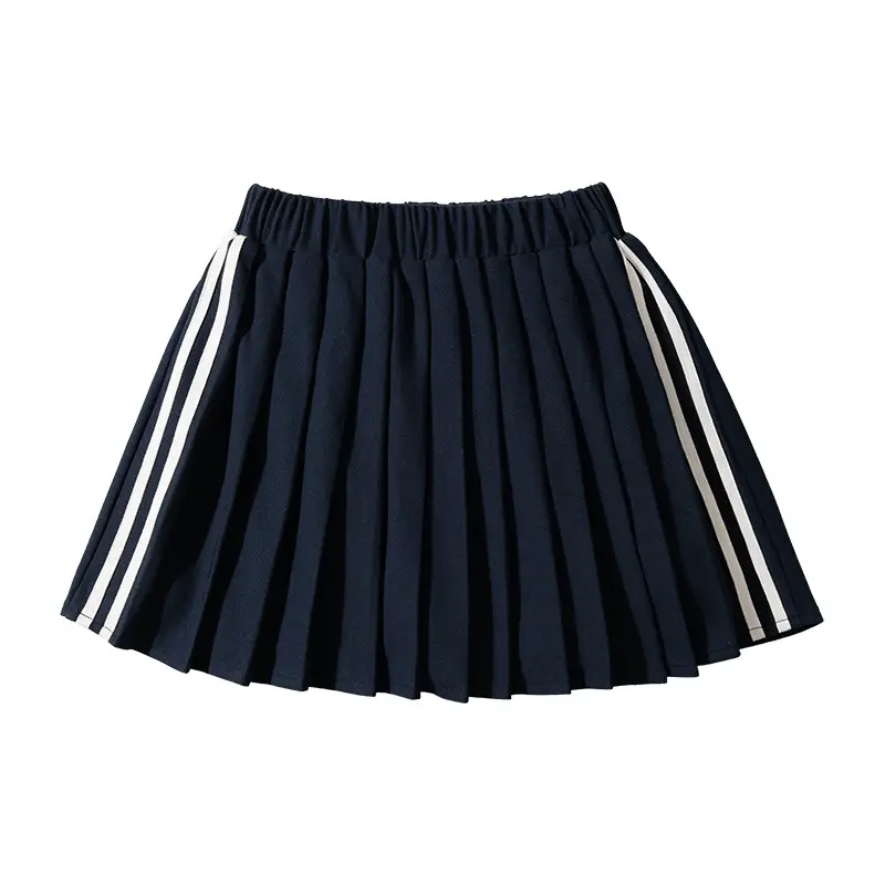 Guoguo Kids Polo Shirt Lavender White Black Primary School Uniform - Image 3