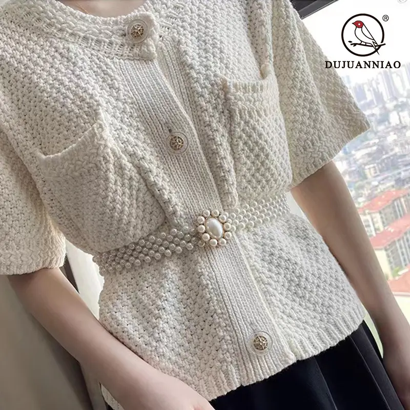2023 Pearl Elastic Belt Skirt Women's Dress - Image 7
