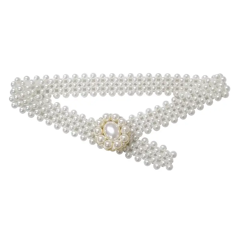 2023 Pearl Elastic Belt Skirt Women's Dress - Image 8