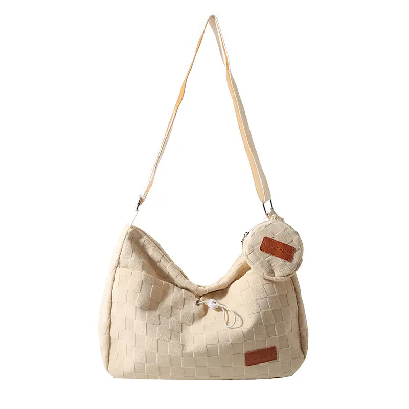 2023 Korean Style Light Blue Shoulder Bag with Crossbody Strap