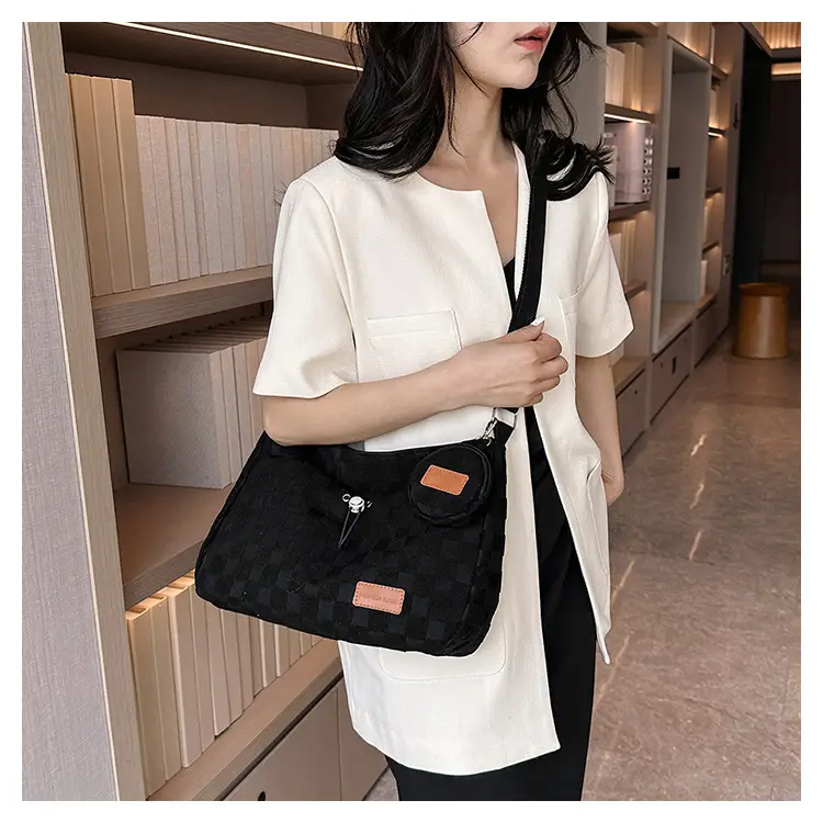 2023 Korean Style Light Blue Shoulder Bag with Crossbody Strap — feature 11