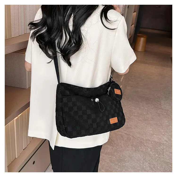 2023 Korean Style Light Blue Shoulder Bag with Crossbody Strap — feature 13