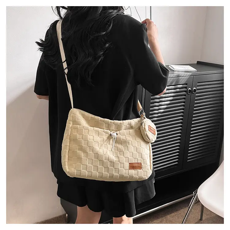 2023 Korean Style Light Blue Shoulder Bag with Crossbody Strap — feature 21