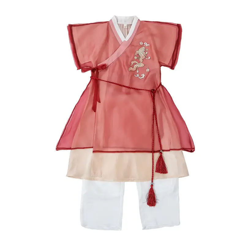 Chinese Hanfu Kids Tang Suit Costume for Boys