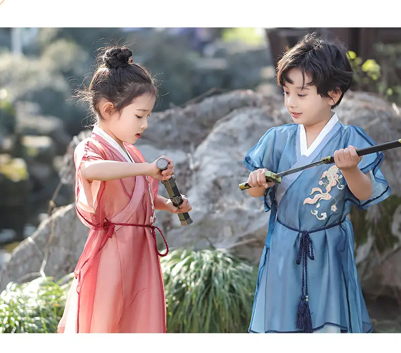 Chinese Hanfu Kids Tang Suit Costume for Boys — feature 10
