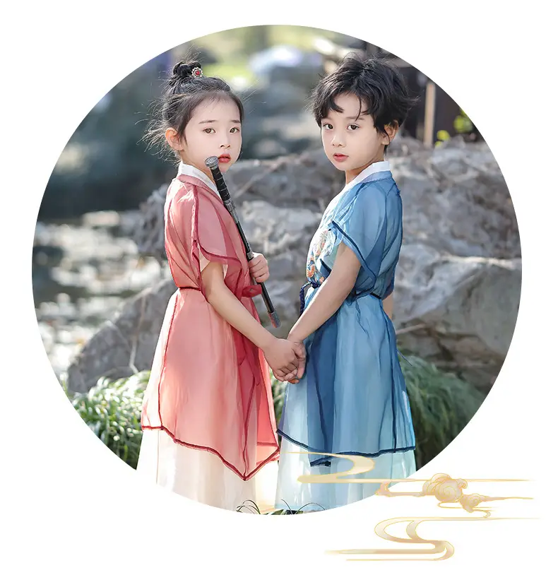 Chinese Hanfu Kids Tang Suit Costume for Boys — feature 11