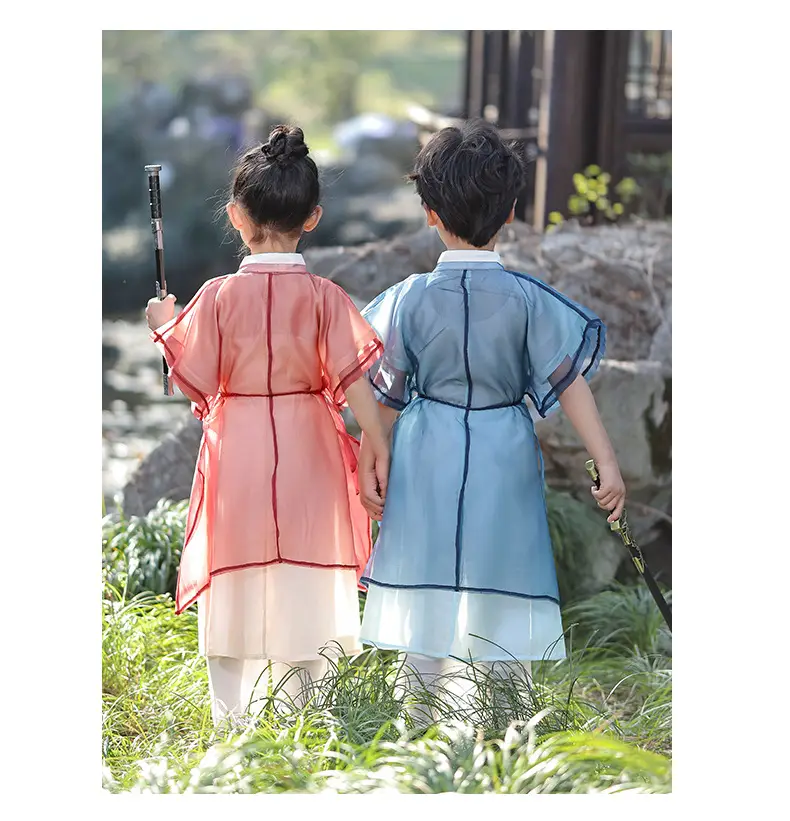 Chinese Hanfu Kids Tang Suit Costume for Boys — feature 14