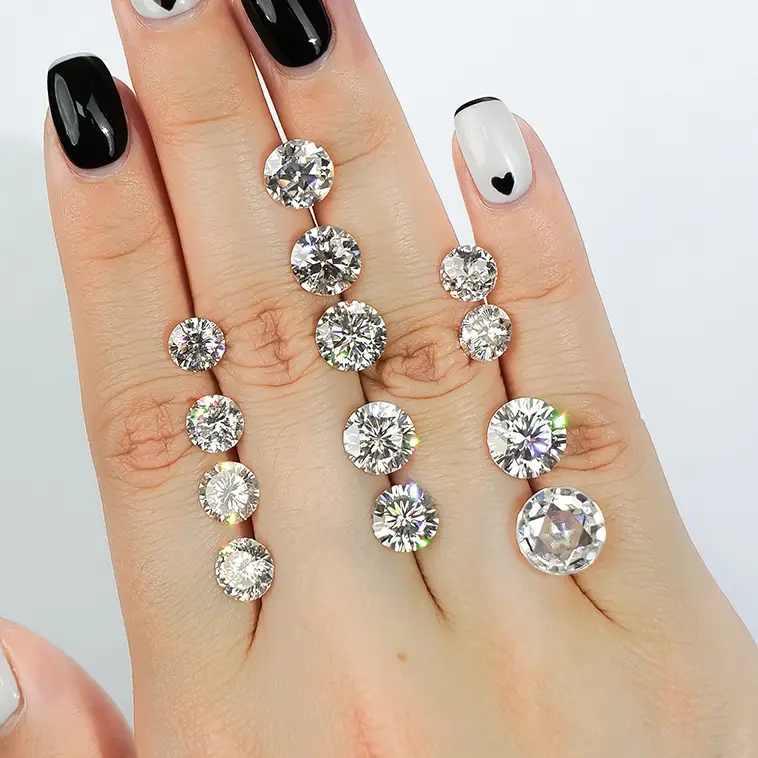 1 Carat Moissanite Fancy Cut Def Color Vvs Bare Stone - Image 4