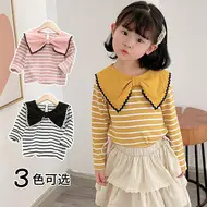2024 Korean Style Girls Cartoon Dog T-Shirt Black — feature 5