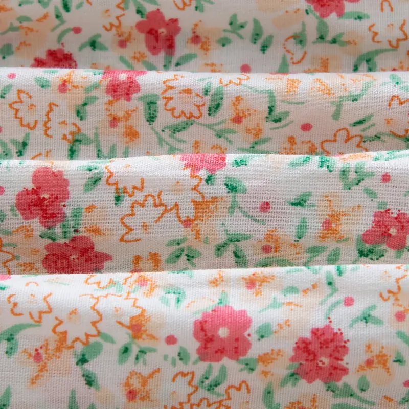 Baby Blue Floral Shorts Set for Girls 1-3 Years