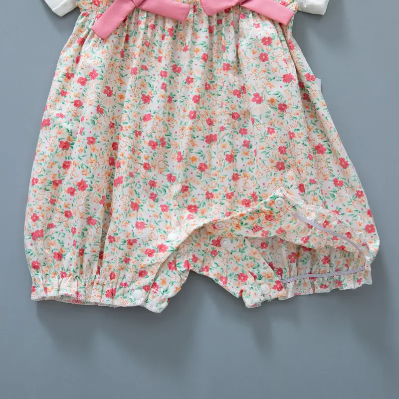 Baby Blue Floral Shorts Set for Girls 1-3 Years — feature 11
