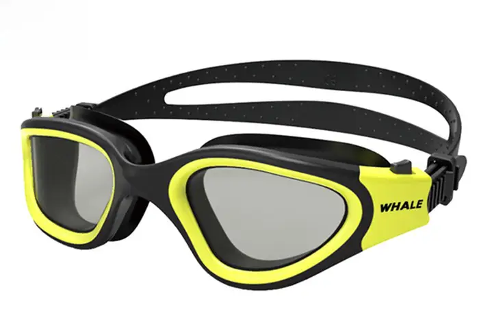 Whale Waterproof Swimming Goggles Yellow Anti-Fog - Image 4