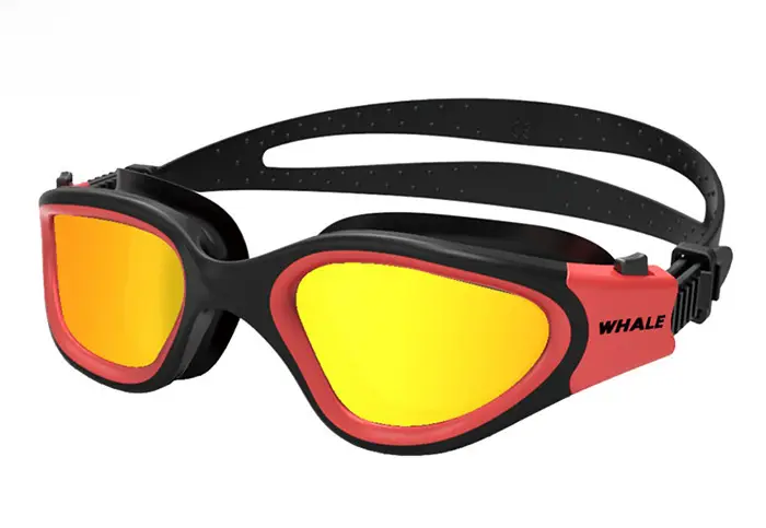 Whale Waterproof Swimming Goggles Yellow Anti-Fog - Image 8