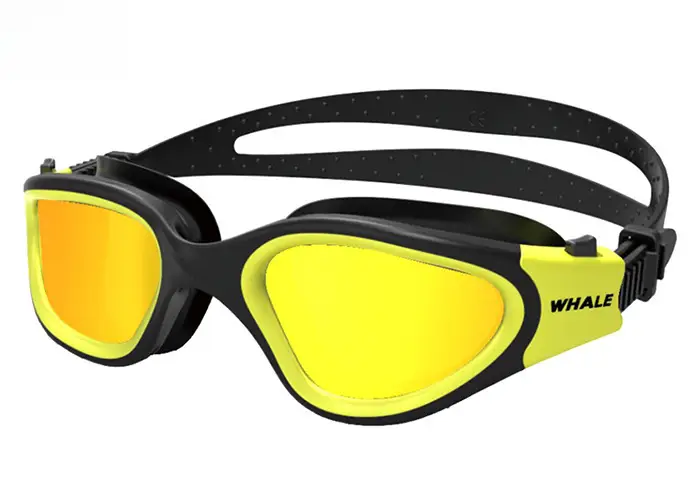 Whale Waterproof Swimming Goggles Yellow Anti-Fog - Image 9