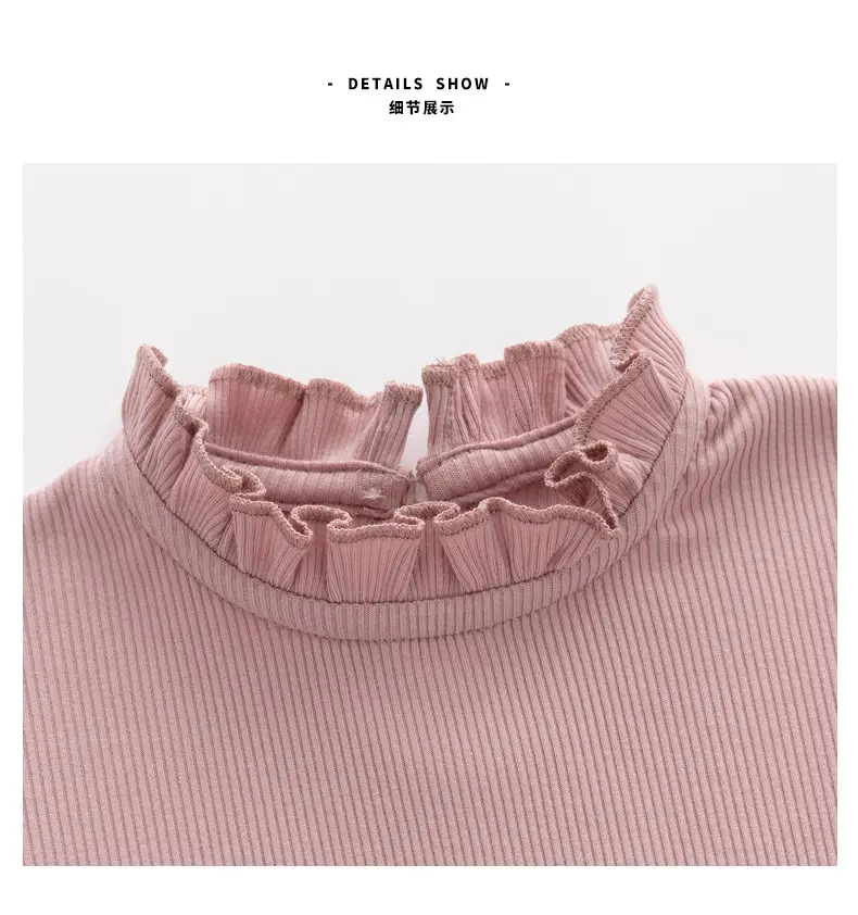 Pink Lotus Leaf Collar Baby Jumpsuit for Newborns — feature 33