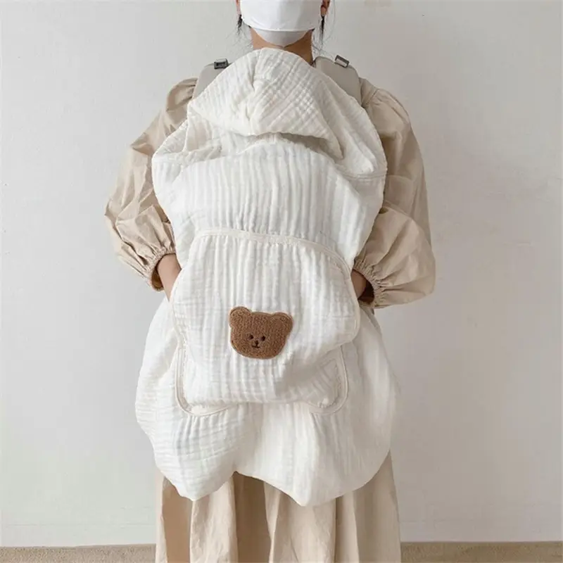 Baby Hooded Quilt with Mosquito Repellent Winter Blanket - Image 4