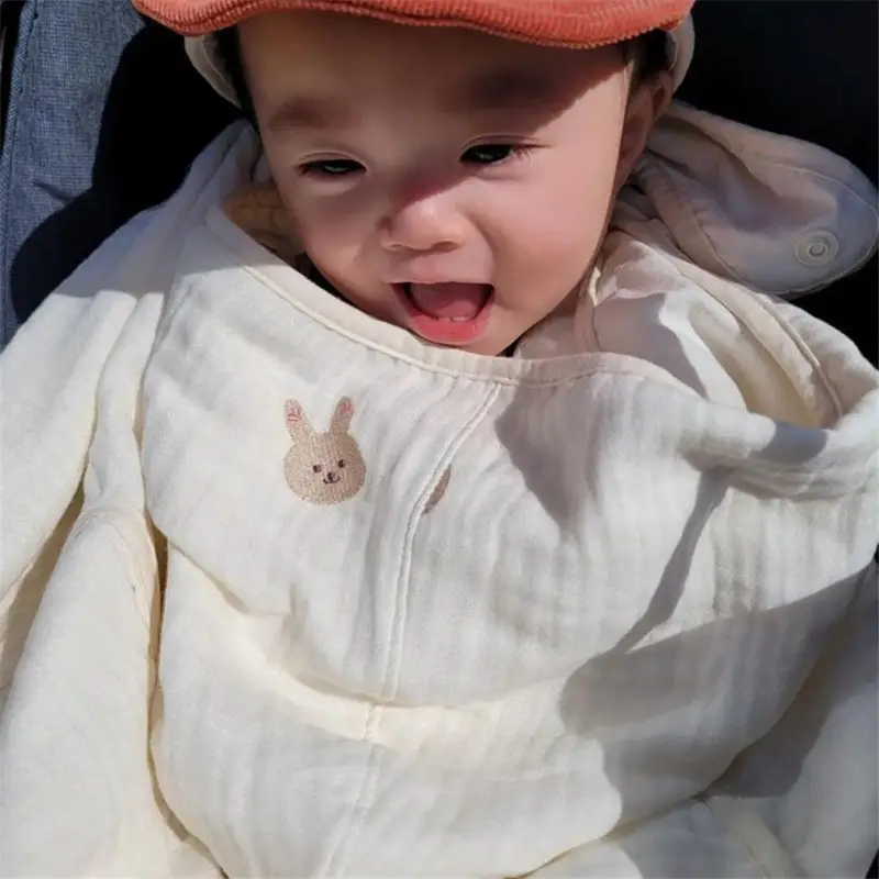 Baby Hooded Quilt with Mosquito Repellent Winter Blanket - Image 11