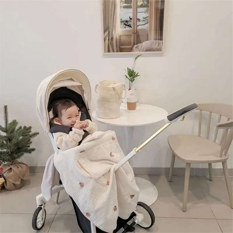 Baby Hooded Quilt with Mosquito Repellent Winter Blanket - Image 12