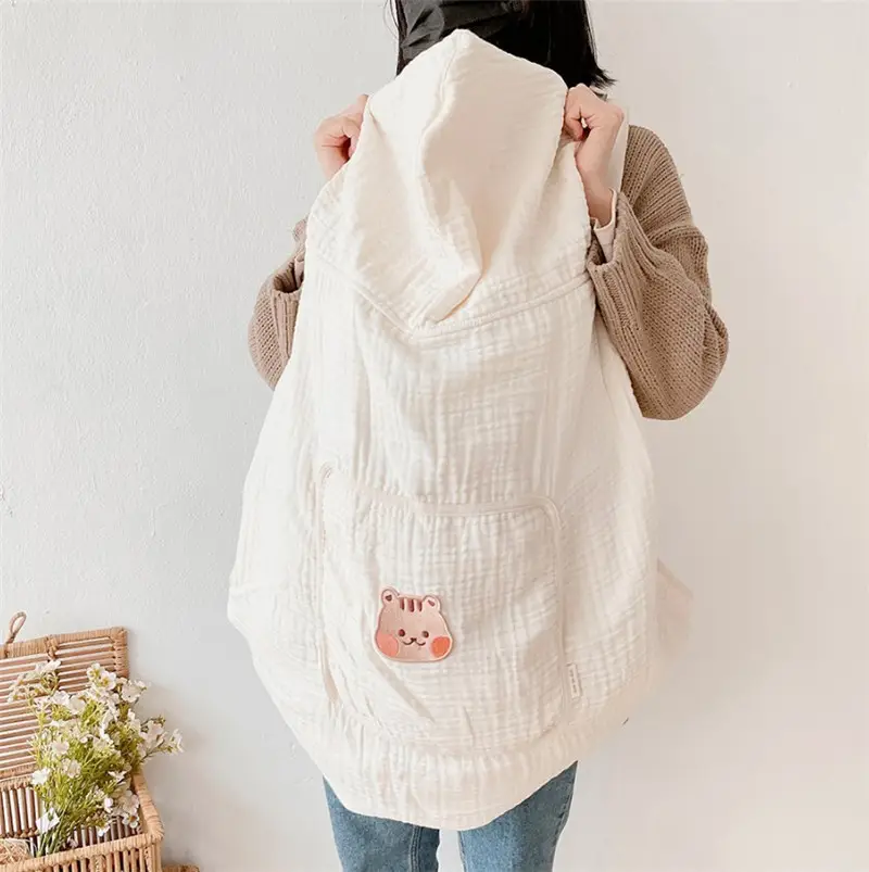 Baby Hooded Quilt with Mosquito Repellent Winter Blanket - Image 9