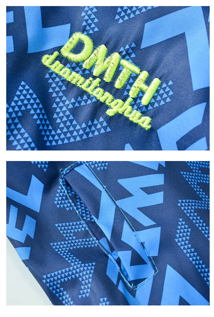 Boys' Blue Printed Mid-Autumn Coat 2025 — feature 8