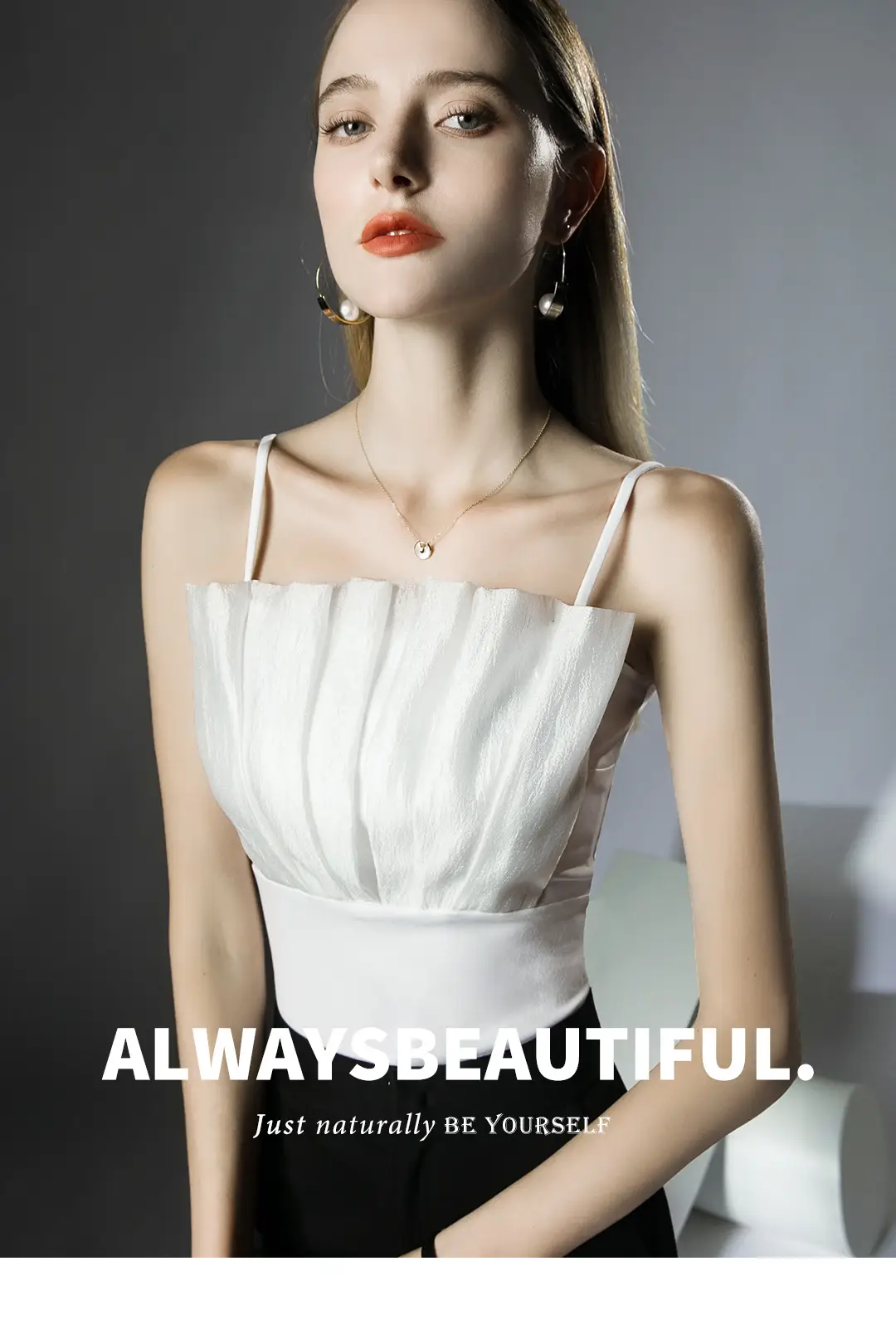 Black Strappy Top for Women Summer Wear — feature 1