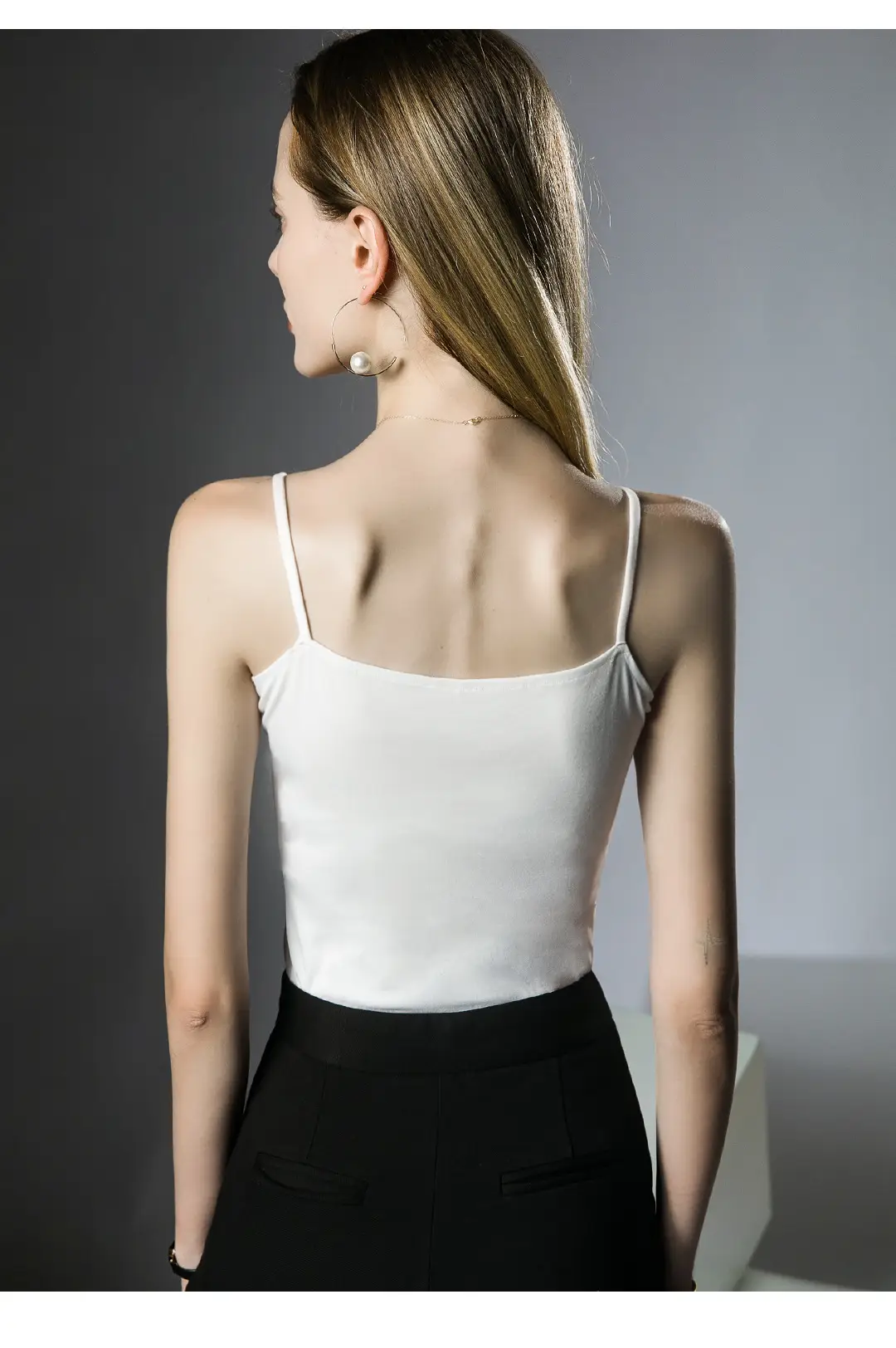 Black Strappy Top for Women Summer Wear — feature 7