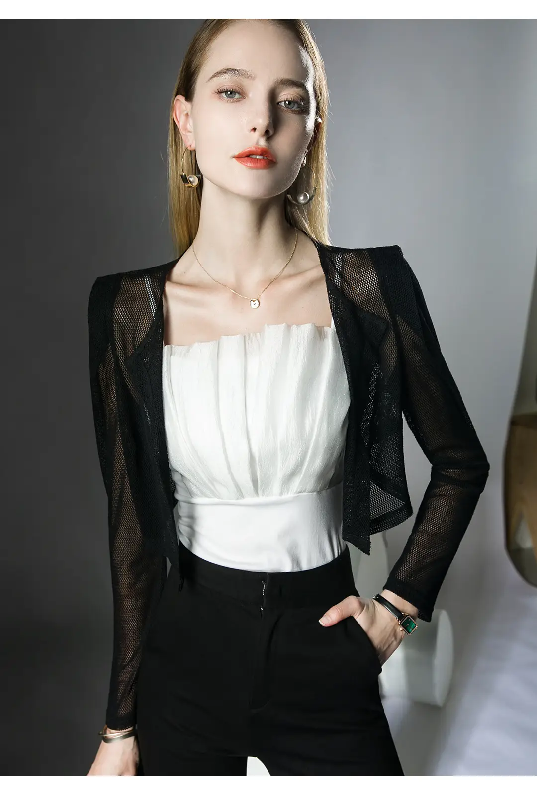 Black Strappy Top for Women Summer Wear — feature 9