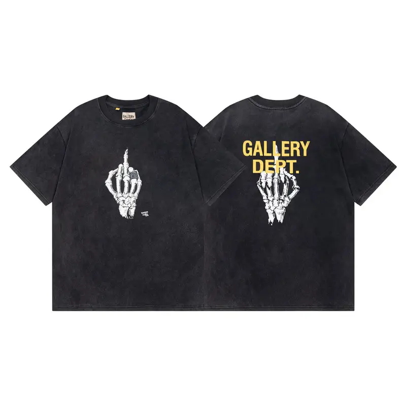 GALLERY DEPT Retro Skull Print T-Straps White