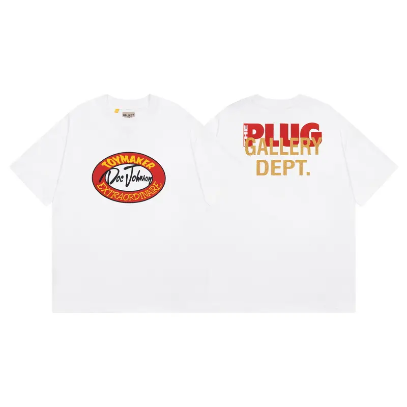 GALLERY DEPT Retro Skull Print T-Straps White