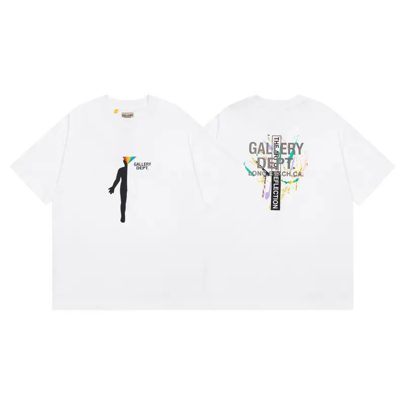 GALLERY DEPT Retro Skull Print T-Straps White