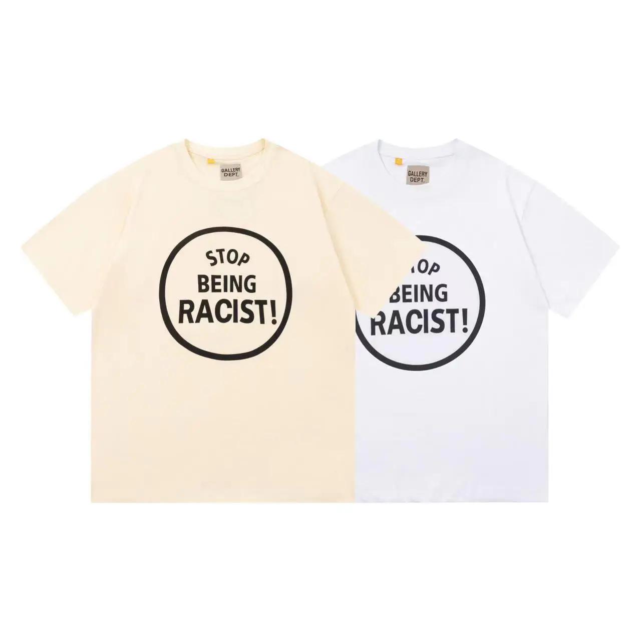 GALLERY DEPT Retro Skull Print T-Straps White
