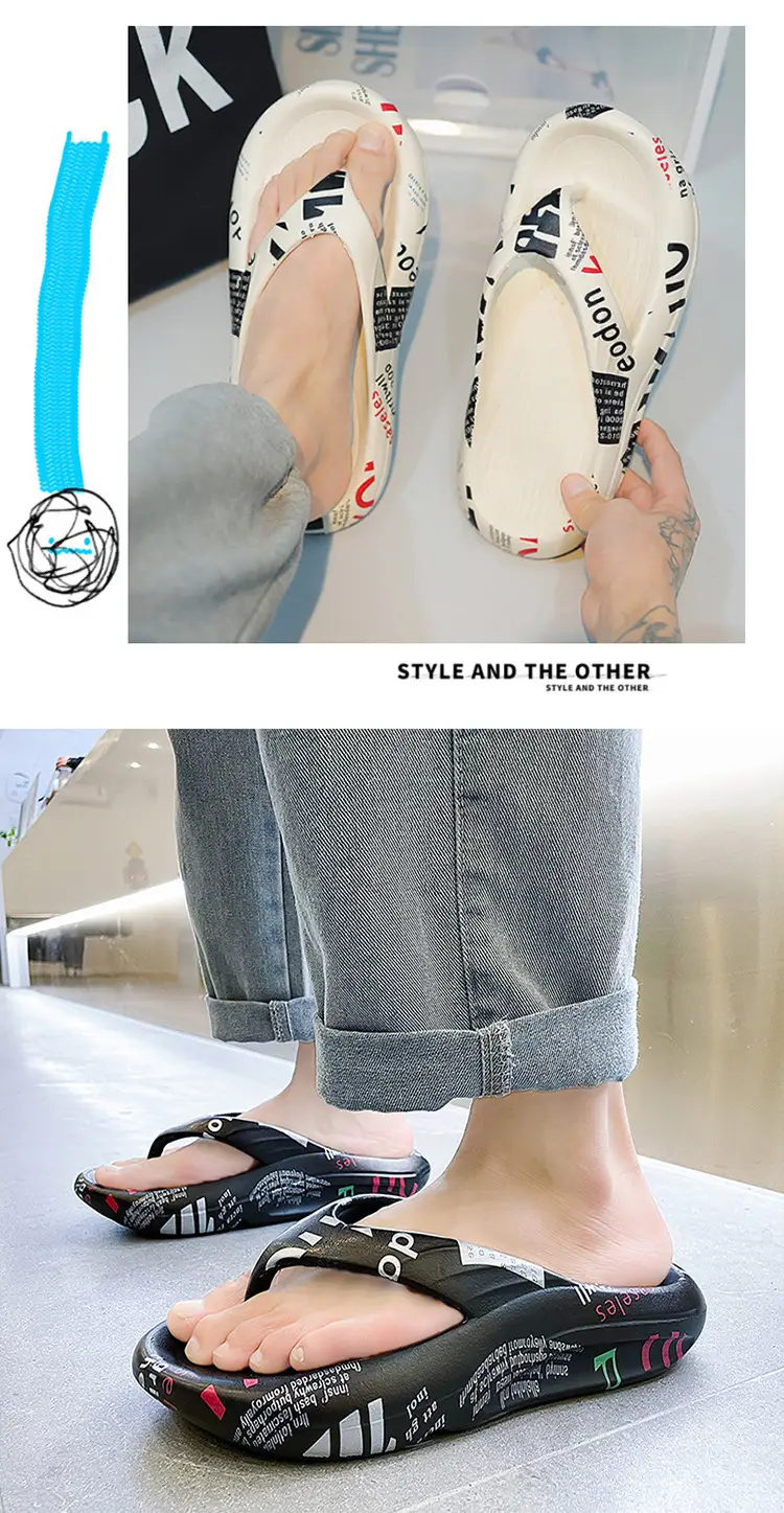 2023 New Cross-border Flip Flops Lightweight Breathable — feature 4