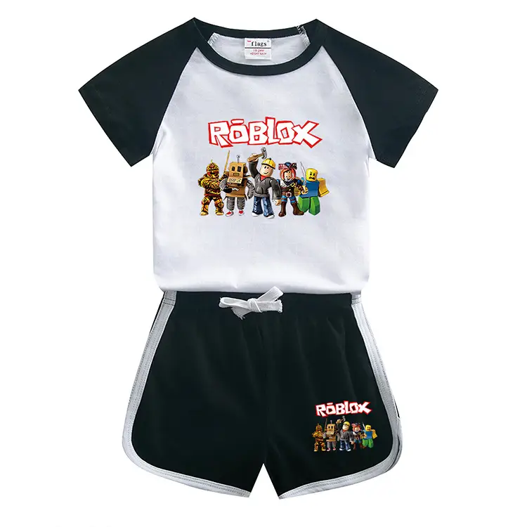 Roblox Boys Cotton Shorts Set Yellow White 2023 — feature 10