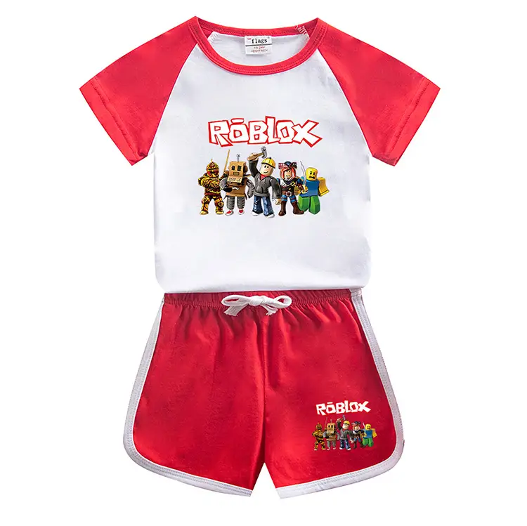 Roblox Boys Cotton Shorts Set Yellow White 2023 — feature 4