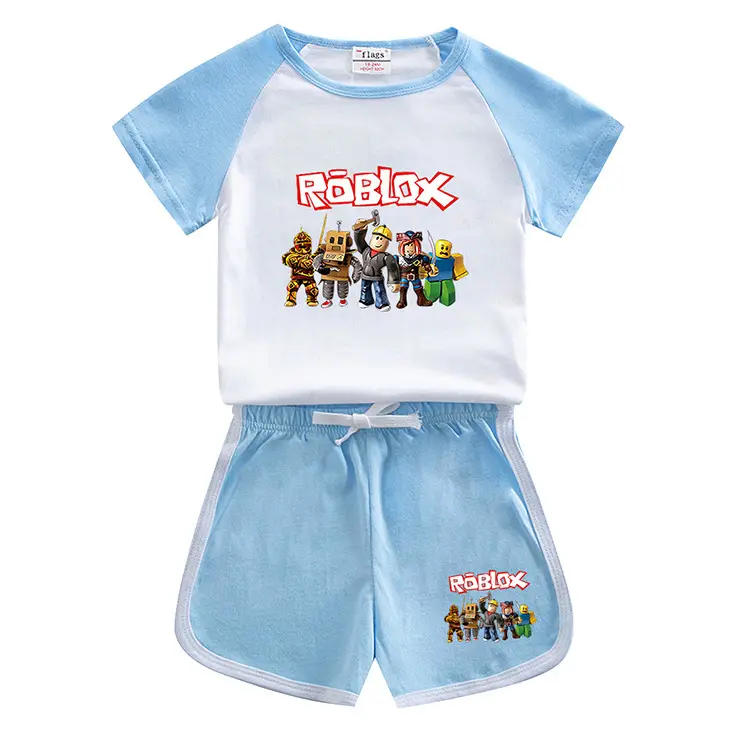 Roblox Boys Cotton Shorts Set Yellow White 2023 — feature 7