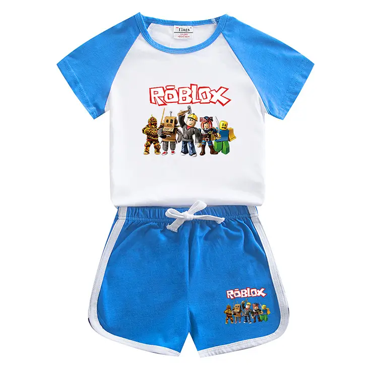Roblox Boys Cotton Shorts Set Yellow White 2023 — feature 8