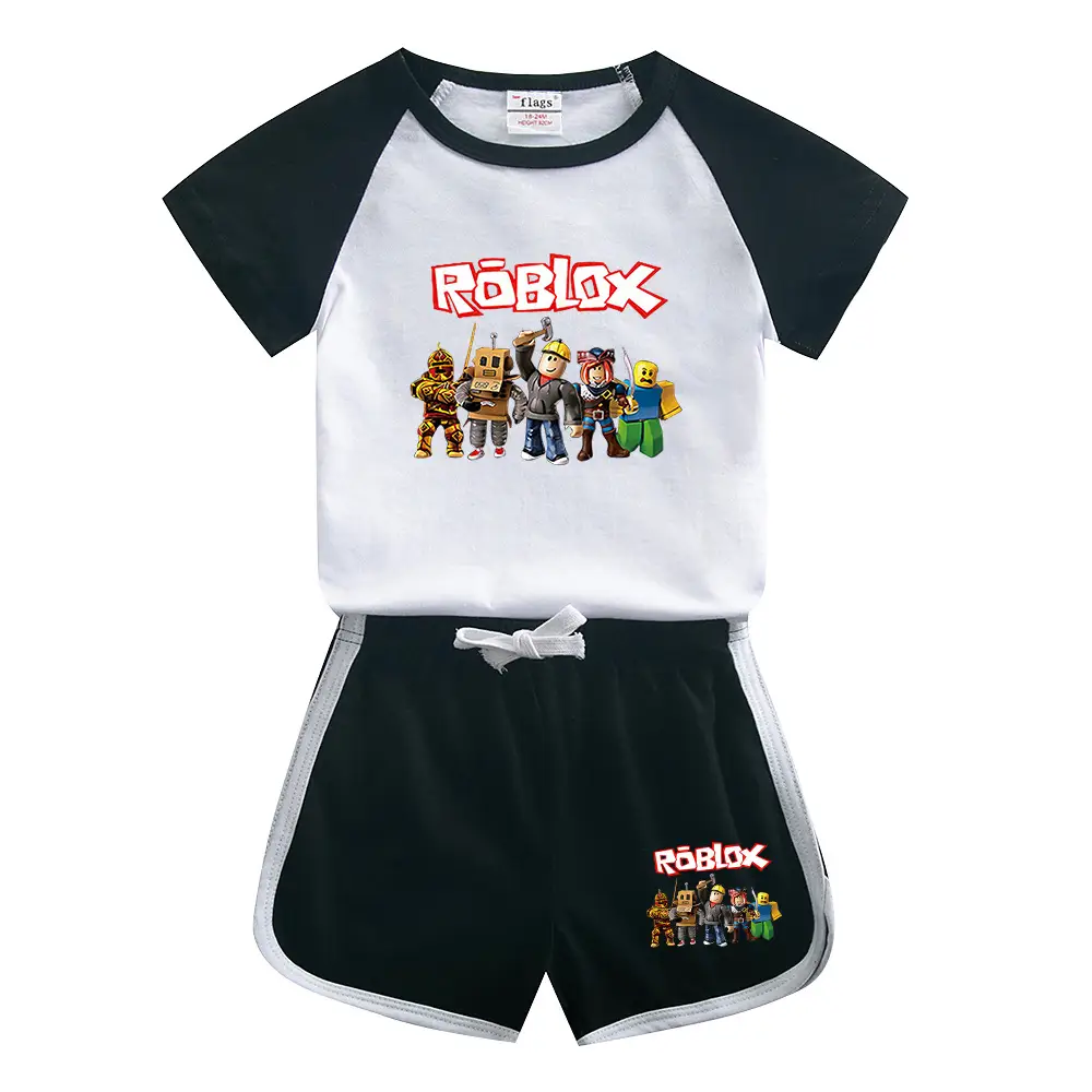 Roblox Boys Cotton Shorts Set Yellow White 2023 - Image 8