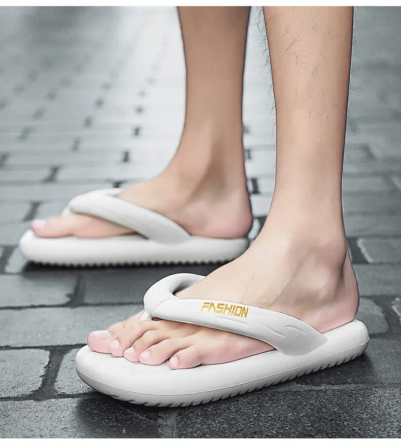 Men Women White Non-Slip Flip Flops Summer — feature 11