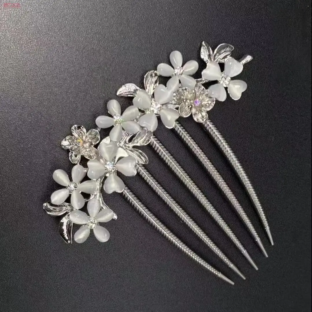 Gold Rhinestone Hair Combs for Women — feature 6