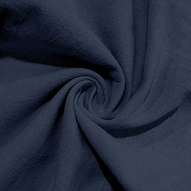 Men Linen Trousers Blue Loose Casual Straight Pants — feature 30